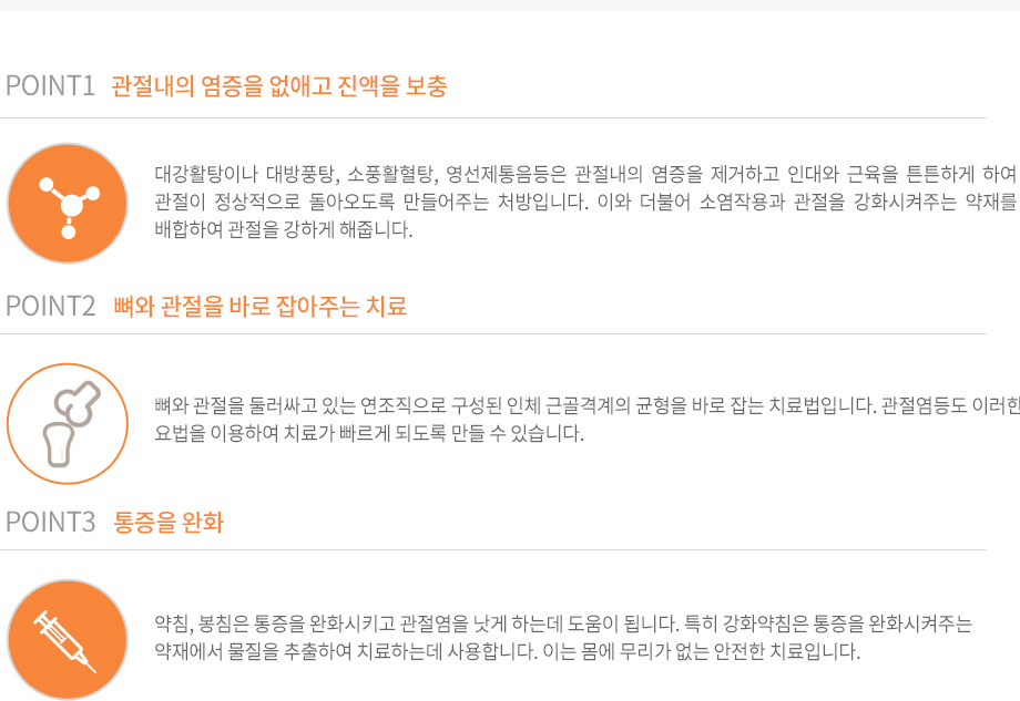 관절염 중점 사항
